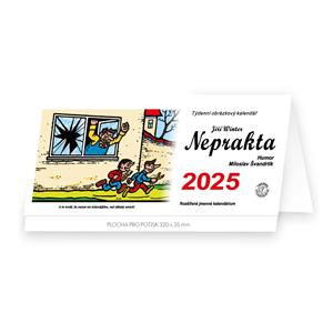 Stolový kalendár 2025 - Neprakta