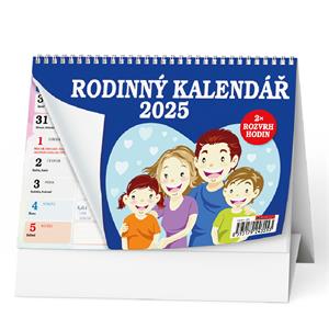 Stolový kalendár 2025 Rodinný kalendár