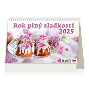 Stolový kalendár 2025 - Rok plný sladkostí