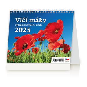 Stolový kalendár 2025 - Vlčie máky