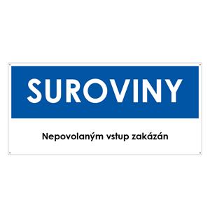 SUROVINY, modrá, plast s dírami 2 mm 190x90 mm