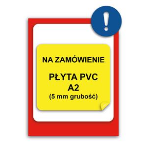 TABUĽKA NA ZÁKAZKU - plast A2, 5 mm