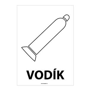 VODÍK, Samolepka A5