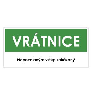 VRÁTNICE, zelená, plast 2 mm 190x90 mm